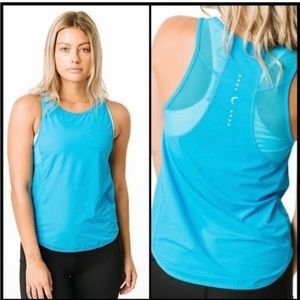 Zyia Atomic Blue Panel Mesh Tank size M -NWT